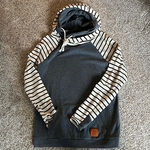 Like new grey sweatshirt with hood